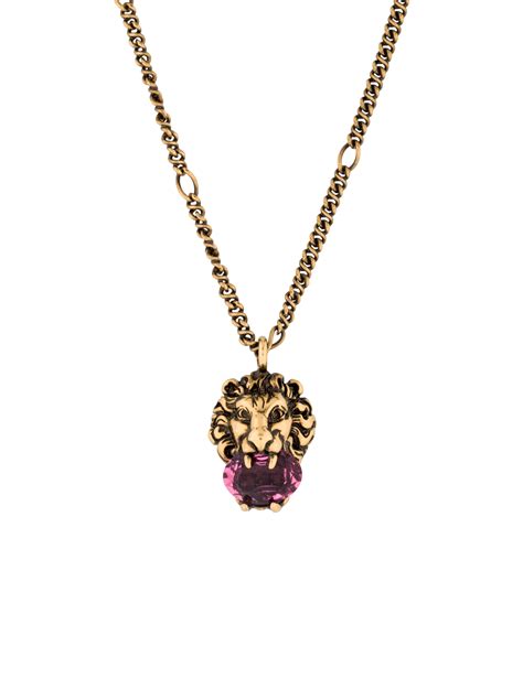 gucci fashion rings lion|gucci lion head necklace.